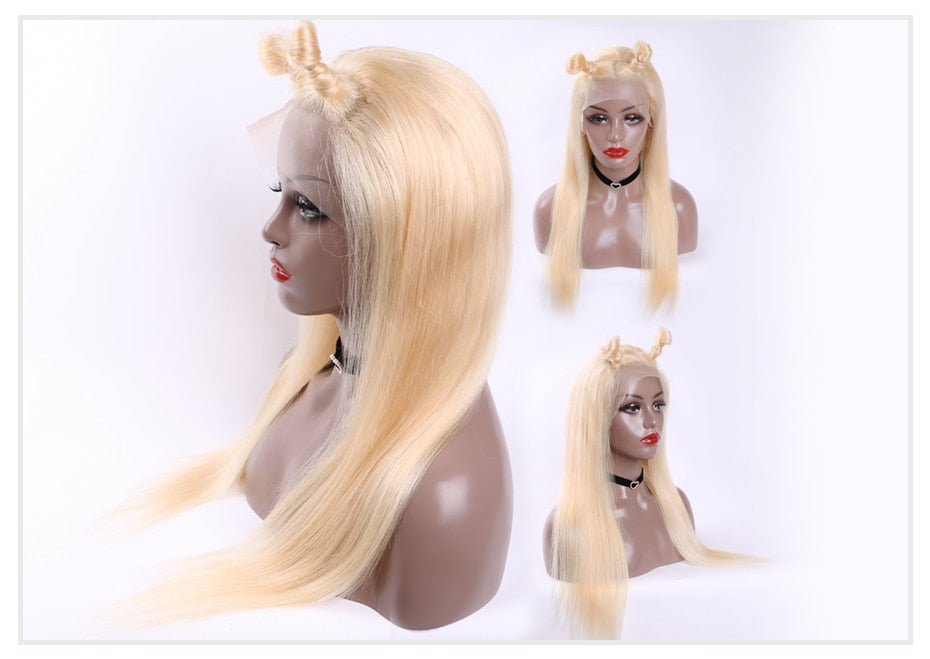 Honey Blonde Straight Wig