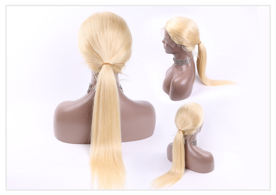 Honey Blonde Straight Wig