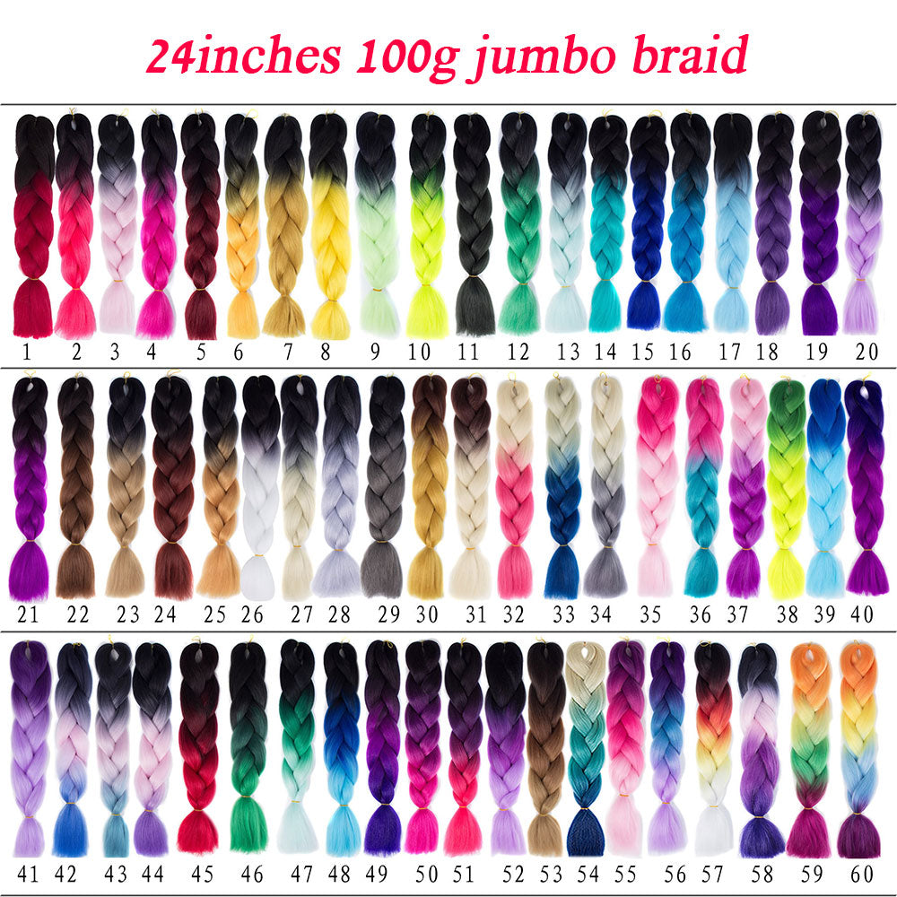 Jumbo Ombre Braiding Extensions