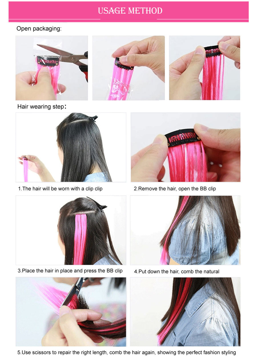 Extension Color Clip-ins